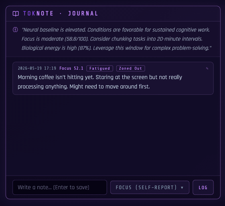 TokNote